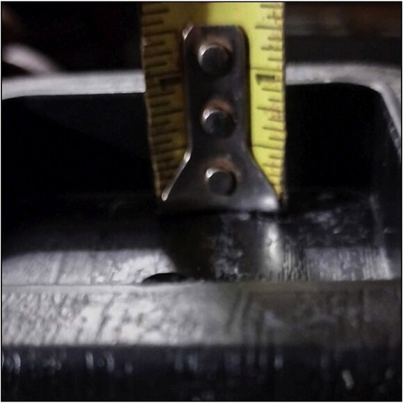 4 pack 6" Heavy Duty 1400 lbs. Bed Risers -Black Woodgrain Recycled Plastic - Picture 9 of 10